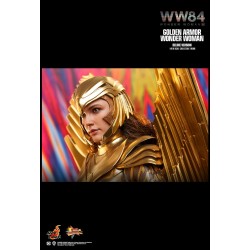 Hot Toys MMS578 Wonder Woman 1984 Wonder Woman Golden Armor Version Gal Gadot 1/6 Collectible Figurine 30cm Deluxe Version