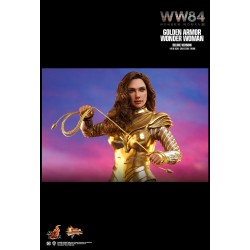 Hot Toys MMS578 Wonder Woman 1984 Wonder Woman Golden Armor Version Gal Gadot 1/6 Collectible Figurine 30cm Deluxe Version