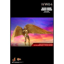 Hot Toys MMS578 Wonder Woman 1984 Wonder Woman Golden Armor Version Gal Gadot 1/6 Collectible Figurine 30cm Deluxe Version