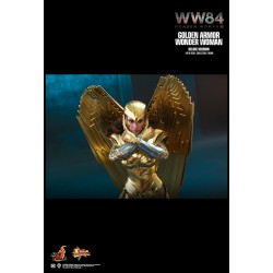 Hot Toys MMS578 Wonder Woman 1984 Wonder Woman Golden Armor Version Gal Gadot 1/6 Collectible Figurine 30cm Deluxe Version