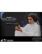 Hot Toys MMS298 Star Wars Ep. IV Un Nouvel Espoir Princesse Leia Carrie Fisher 1/6 Collectible Figurine 26cm