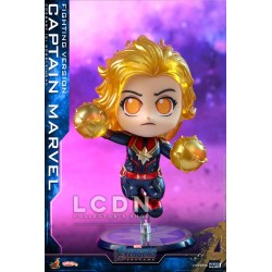 Hot Toys COSB548 Avengers Endgame Captain Marvel (Fighting Version) Cosbaby (S) Bobble-Head