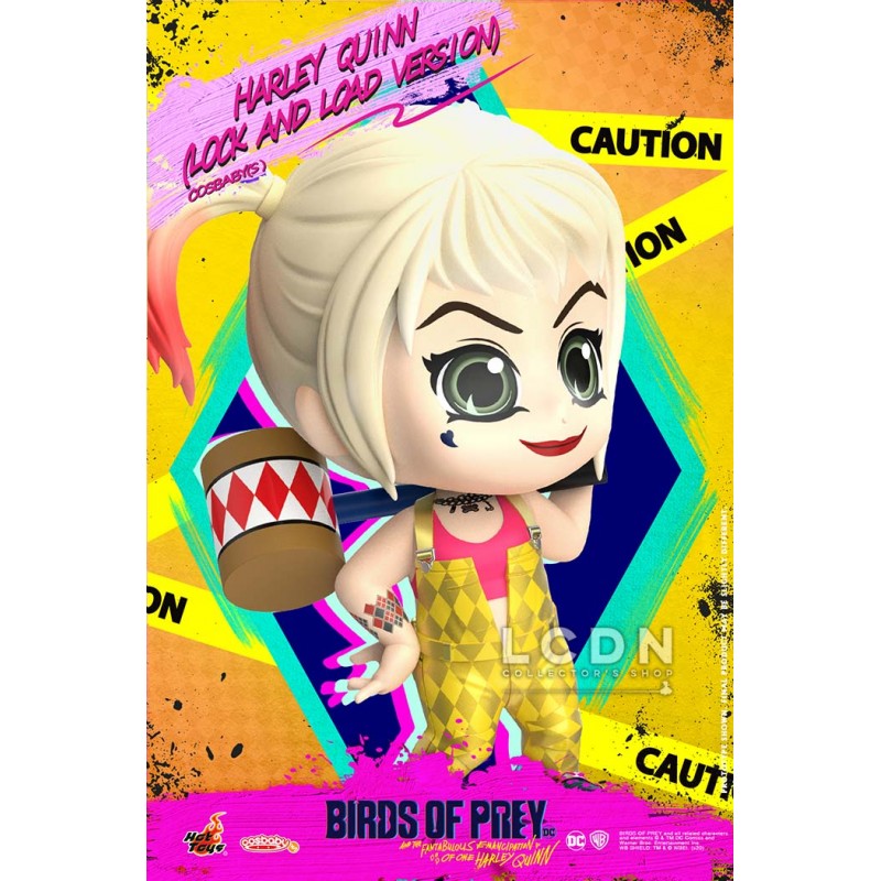 Hot Toys COSB700 Birds of Prey Harley Quinn Lock and Load Version Cosbaby (S) Collectible Figurine 10 cm
