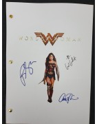 Wonder Woman Movie Film Script Screenplay with Signatures Autograph Reprint DC Justice League - Gal Gadot