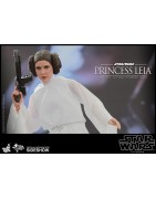 Hot Toys MMS298 Star Wars Ep. IV Un Nouvel Espoir Princesse Leia Carrie Fisher 1/6 Collectible Figurine 26cm