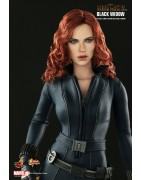Hot Toys MMS124 IRON MAN 2 Black Widow (Scarlett Johansson) Limited Edition Collectible Figurine 11" 28cm
