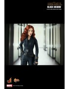 Hot Toys MMS124 IRON MAN 2 Black Widow (Scarlett Johansson) Limited Edition Collectible Figurine 11" 28cm