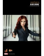 Hot Toys MMS124 IRON MAN 2 Black Widow (Scarlett Johansson) Limited Edition Collectible Figurine 11" 28cm