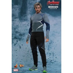 Hot Toys MMS302 Avengers Age of Ultron Quicksilver Aaron Taylor-Johnson 12" 30cm Collectible Figurine