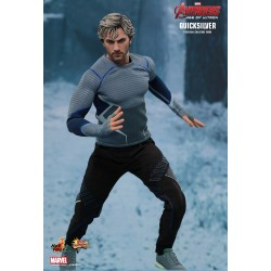 Hot Toys MMS302 Avengers Age of Ultron Quicksilver Aaron Taylor-Johnson 12" 30cm Collectible Figurine