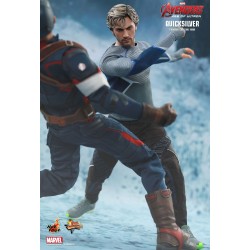 Hot Toys MMS302 Avengers Age of Ultron Quicksilver Aaron Taylor-Johnson 12" 30cm Collectible Figurine