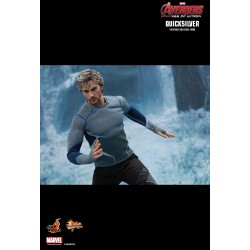 Hot Toys MMS302 Avengers Age of Ultron Quicksilver Aaron Taylor-Johnson 12" 30cm Collectible Figurine