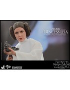Hot Toys MMS298 Star Wars Ep. IV Un Nouvel Espoir Princesse Leia Carrie Fisher 1/6 Collectible Figurine 26cm