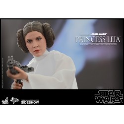 Hot Toys MMS298 Star Wars Ep. IV Un Nouvel Espoir Princesse Leia Carrie Fisher 1/6 Collectible Figurine 26cm