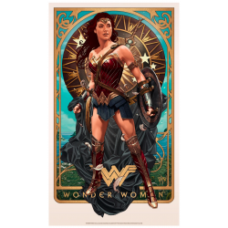 WONDER WOMAN Variant by Juan Carlos Ruiz Burgos. Limited Edition Print. Poster 55/100