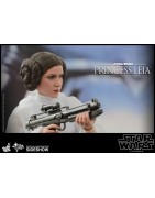 Hot Toys MMS298 Star Wars Ep. IV Un Nouvel Espoir Princesse Leia Carrie Fisher 1/6 Collectible Figurine 26cm