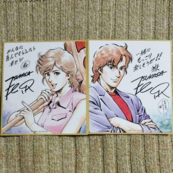 Autographe de Tsukasa Hōjō - City Hunter Shinjuku Private Eyes Ryo SAEBA et Kaori Movie Limited