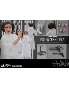 Hot Toys MMS298 Star Wars Ep. IV Un Nouvel Espoir Princesse Leia Carrie Fisher 1/6 Collectible Figurine 26cm