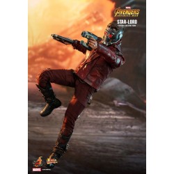 Hot Toys MMS539 Avengers Infinity War Star-Lord Chris Pratt 1/6 Collectible Figurine 31cm