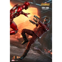 Hot Toys MMS539 Avengers Infinity War Star-Lord Chris Pratt 1/6 Collectible Figurine 31cm