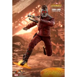 Hot Toys MMS539 Avengers Infinity War Star-Lord Chris Pratt 1/6 Collectible Figurine 31cm