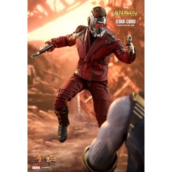 Hot Toys MMS539 Avengers Infinity War Star-Lord Chris Pratt 1/6 Collectible Figurine 31cm