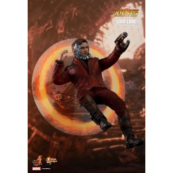 Hot Toys MMS539 Avengers Infinity War Star-Lord Chris Pratt 1/6 Collectible Figurine 31cm