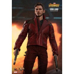 Hot Toys MMS539 Avengers Infinity War Star-Lord Chris Pratt 1/6 Collectible Figurine 31cm