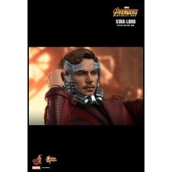 Hot Toys MMS539 Avengers Infinity War Star-Lord Chris Pratt 1/6 Collectible Figurine 31cm