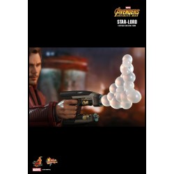 Hot Toys MMS539 Avengers Infinity War Star-Lord Chris Pratt 1/6 Collectible Figurine 31cm