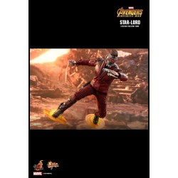 Hot Toys MMS539 Avengers Infinity War Star-Lord Chris Pratt 1/6 Collectible Figurine 31cm