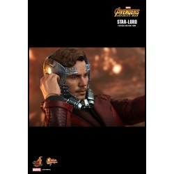 Hot Toys MMS539 Avengers Infinity War Star-Lord Chris Pratt 1/6 Collectible Figurine 31cm
