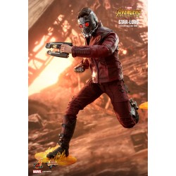 Hot Toys MMS539 Avengers Infinity War Star-Lord Chris Pratt 1/6 Collectible Figurine 31cm