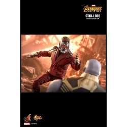 Hot Toys MMS539 Avengers Infinity War Star-Lord Chris Pratt 1/6 Collectible Figurine 31cm