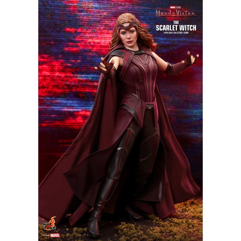 Hot Toys TMS036 WandaVision The Scarlet Witch 1/6 Collectible Action Figurine 28cm