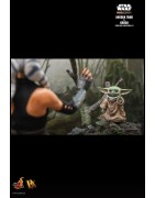Hot Toys DX21 Star Wars The Mandalorian Action Figurine 1/6 Ahsoka Tano & Grogu Collectible Set 28cm & 6cm