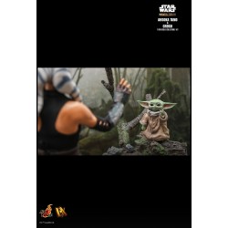 Hot Toys DX21 Star Wars The Mandalorian Action Figurine 1/6 Ahsoka Tano & Grogu Collectible Set 28cm & 6cm