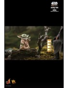 Hot Toys DX21 Star Wars The Mandalorian Action Figurine 1/6 Ahsoka Tano & Grogu Collectible Set 28cm & 6cm
