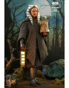 Hot Toys DX21 Star Wars The Mandalorian Action Figurine 1/6 Ahsoka Tano & Grogu Collectible Set 28cm & 6cm