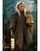 Hot Toys DX21 Star Wars The Mandalorian Action Figurine 1/6 Ahsoka Tano & Grogu Collectible Set 28cm & 6cm