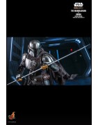 Hot Toys TMS052 Star Wars The Mandalorian Action Figurine 1/6 The Mandalorian & Grogu Collectible Set (Deluxe Version) 30cm