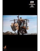 Hot Toys TMS052 Star Wars The Mandalorian Action Figurine 1/6 The Mandalorian & Grogu Collectible Set (Deluxe Version) 30cm