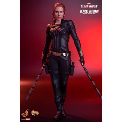 Hot Toys MMS603 Black Widow Collectible Action Figurine 1/6 Black Widow (Black Suit) 28cm