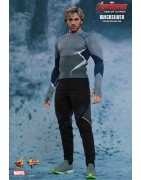 Hot Toys MMS302 Avengers Age of Ultron Quicksilver Aaron Taylor-Johnson 12" 30cm Collectible Figurine