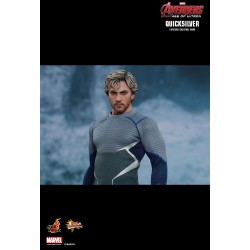 Hot Toys MMS302 Avengers Age of Ultron Quicksilver Aaron Taylor-Johnson 12" 30cm Collectible Figurine