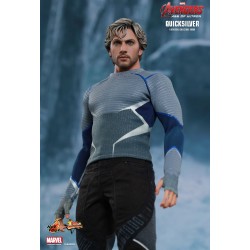 Hot Toys MMS302 Avengers Age of Ultron Quicksilver Aaron Taylor-Johnson 12" 30cm Collectible Figurine
