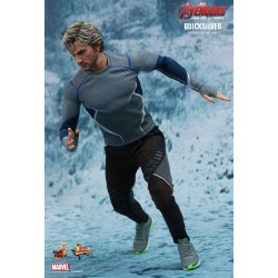 Hot Toys MMS302 Avengers Age of Ultron Quicksilver Aaron Taylor-Johnson 12" 30cm Collectible Figurine