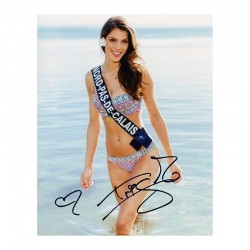 Autographe d'Iris MITTENAERE - Miss France 2016 et Miss Univers 2016