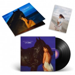 Autographe de Nolwenn LEROY - CD POCHETTE ALTERNATIVE ET VINYLE "LA CAVALE" avec photo dédicacée