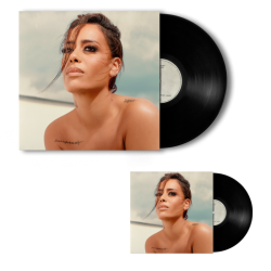 Autographe d'Amel BENT - Pack Vinyle Vivante + 45T Dédicacé Le Chant Des Colombes